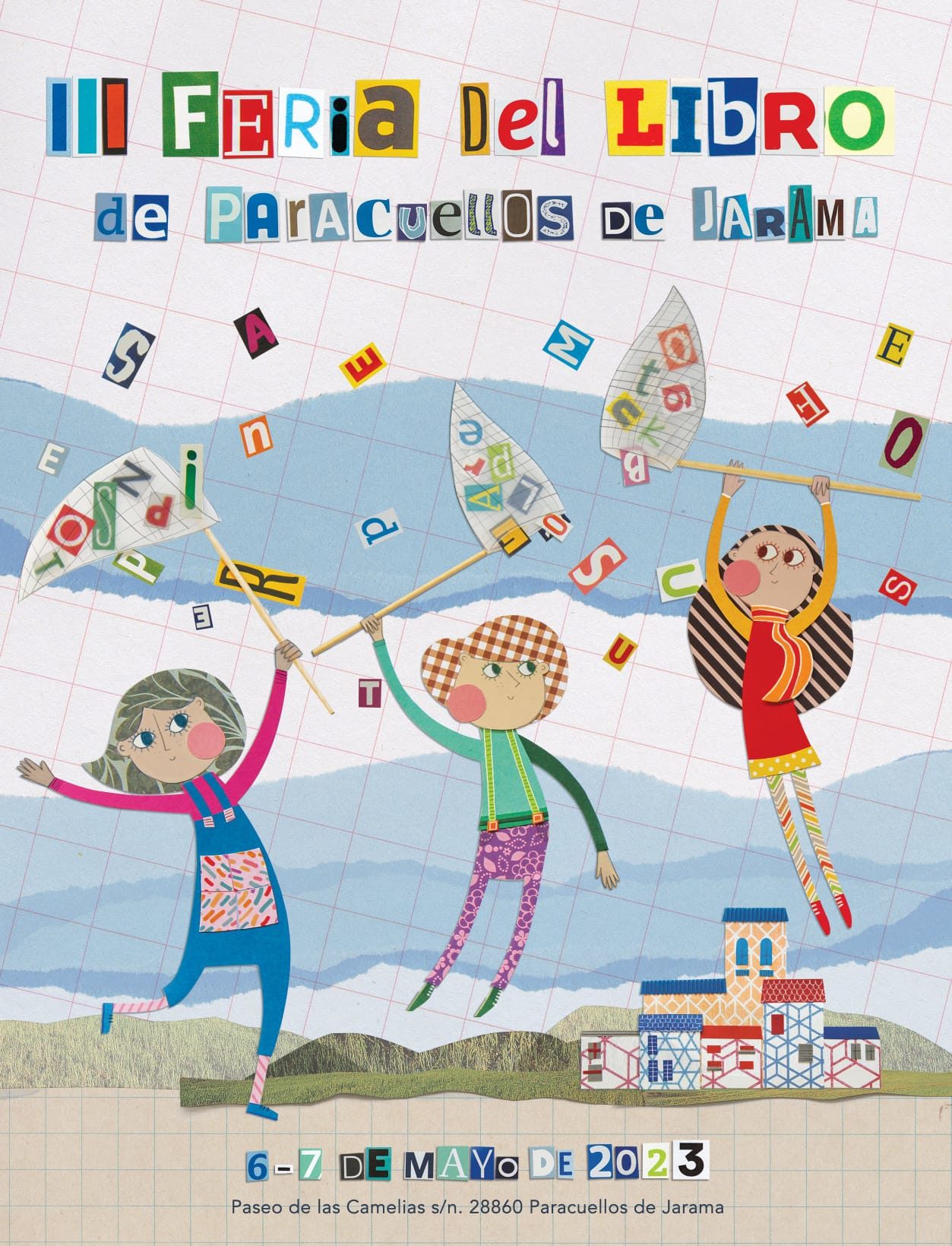 Cartel III Feria del libro de Paracuellos del Jarama